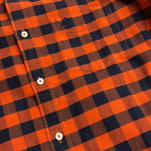 American Eagle Shirt Mens Medium Classic Fit Long Sleeve Plaid Button Down XL - Picture 4 of 4